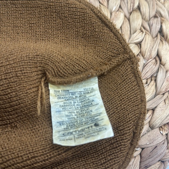 Carhartt Rust Color Knit Beanie Unisex Snow Day Hiking Climbing - Picture 5 of 6